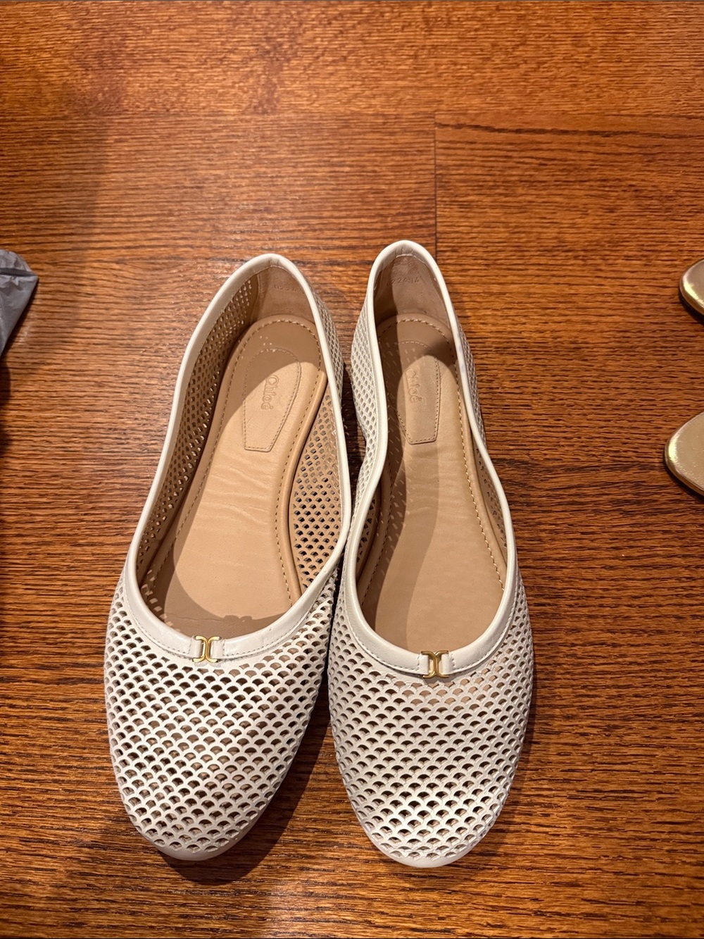 Chloe Marcie laser cut flats
